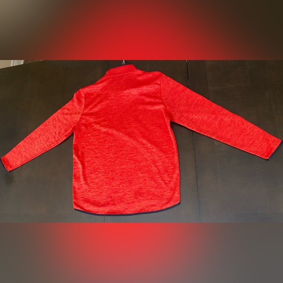 NWT Under Armour Men's Armour Fleece 1/2 Zip Pullover - Red - Picture 6 of 14